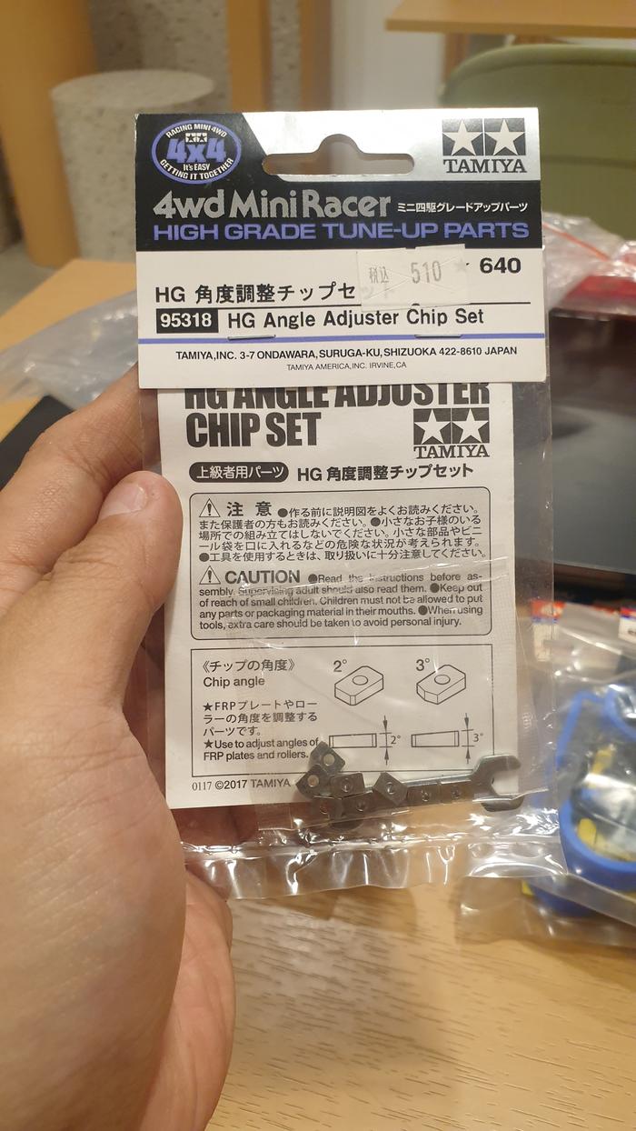 Tamiya 95318 Spare Parts - HG ANGLE ADJUSTER CHIP SET Original