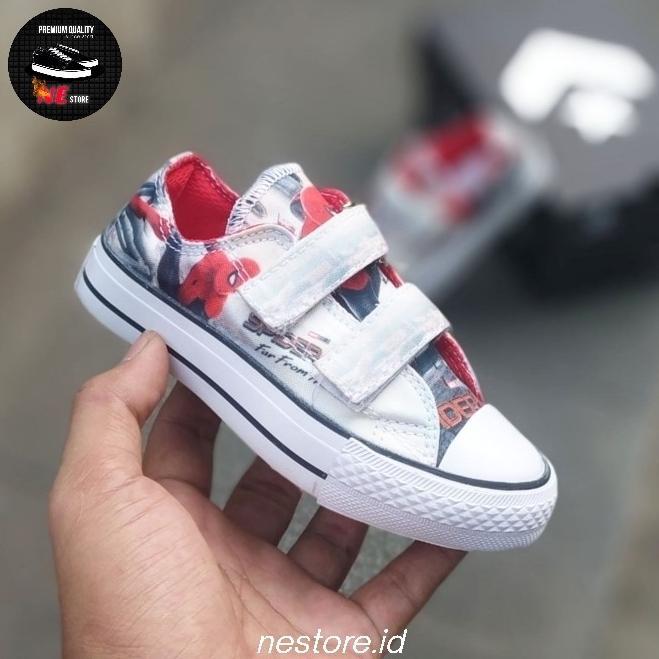 Gambar Sepatu Anak Laki Laki Cowok Converse Marvel Spiderman Premium Uk 21-35 - Pendek, 26 dari reffetwijin undefined Tokopedia
