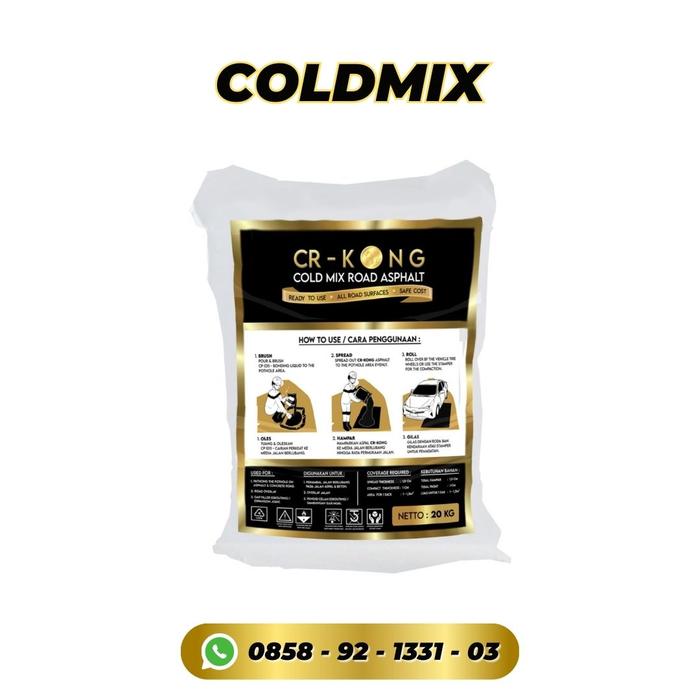 Gambar Aspal Dingin - Cold Asphalt 20kg - Coldmix dari CR KONG Cold Mix Road Asphalt undefined Tokopedia