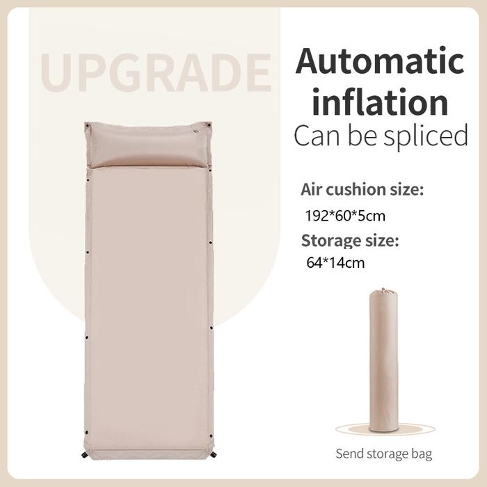 Gambar Kasur Matras Angin  Lipat Camping Airbag Otomatis Mengembang - Single dari Maslinda Store undefined Tokopedia