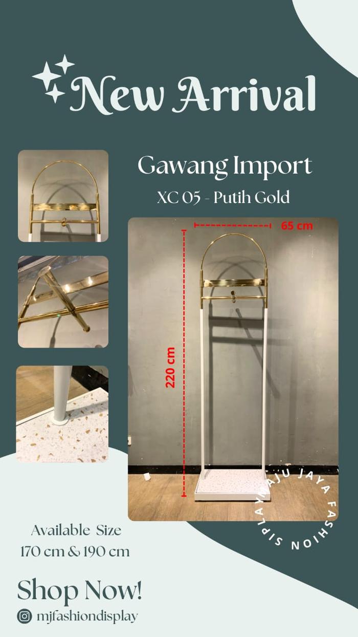 Gambar Gawang golden XC-05 - Putih dari MJ fashion display undefined Tokopedia