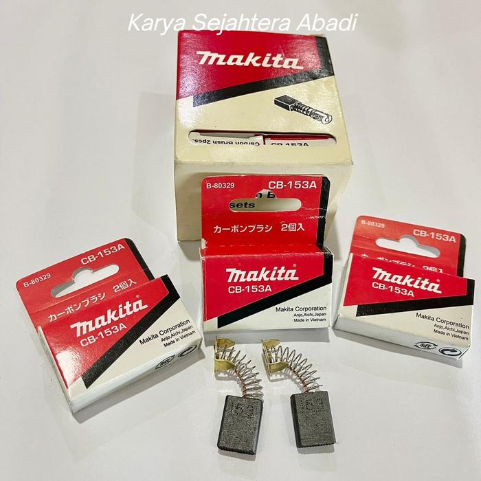 2-Pack Carbon Brushes – 6.5 X 13.5 X 16mm – For Makita LS1030N, 4107R, 5016B, Cb-153(A)