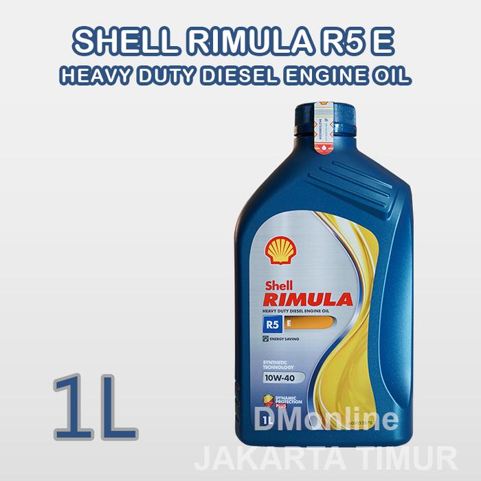 Gambar Shell Rimula R5E kemasan 4L / Oli Mesin Diesel 10W-40 - RIMULA LITER dari DMonline undefined Tokopedia