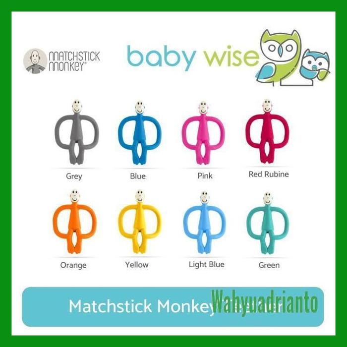 Gambar AP77 Matchstick Monkey Teether - Grey dari Wahyuadrianto Online Shop undefined Tokopedia