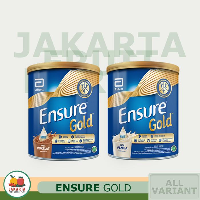 Gambar ENSURE GOLD HMB ALL Coklat / Vanilla minuman bubuk - Vanila, 850g dari JAKARTA FRUIT MARKET undefined Tokopedia