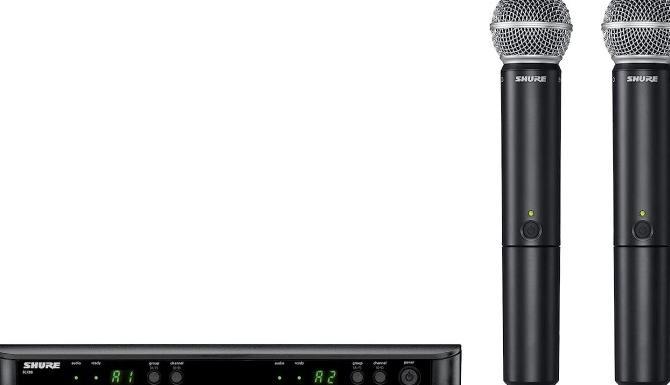 Gambar EF Shure BLX288/SM58 BLX288 SM58 Wireless Microphone System dari Laris Elekshop undefined Tokopedia