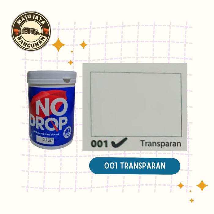 Gambar Cat Tembok No Drop 1 kg Cat Avian Cat Pelapis Anti Bocor No Drop Pail - Transparan dari Majujaya_Bangunan undefined Tokopedia