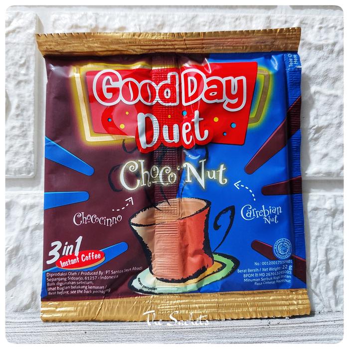 Gambar Good Day Duet Moca Choco Choconut Moca Caramel Sachet - ChocoNut dari The Sachets undefined Tokopedia