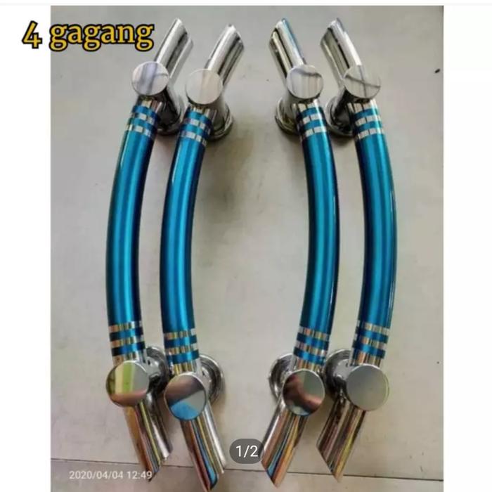 Gambar Handle pintu rumah / Gagang pintu stenlis Lengkung panjang 45cm SSB - Biru, 45cm dari Tarikan Pintu Rumah undefined Tokopedia