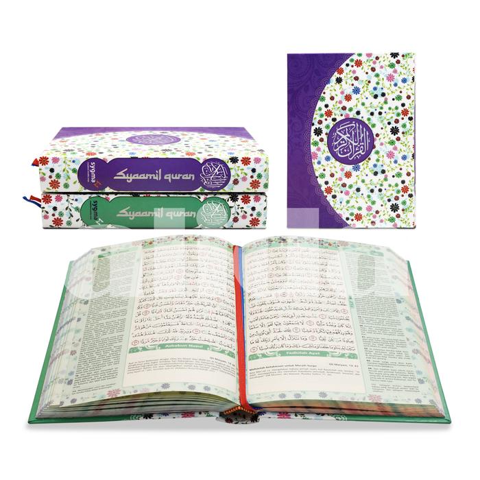 Gambar Alquran Tajwid Rainbow Yasmina B6, Al-Quran Pelangi terjemah Syaamil - Ungu dari Toko Alida Jakarta undefined Tokopedia