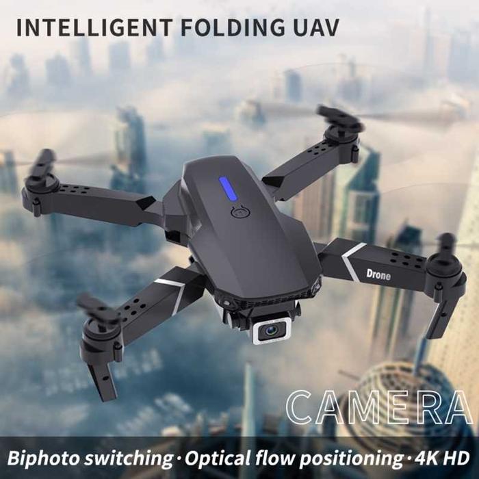 Gambar AFFSELV Drone Pro Mini Quadcopter Dual Battrey Camera Wifi 4K 360 Rotation Headless Mode Murah Kamera Remote Led Plastik - E88 dari Engineer Now undefined Tokopedia