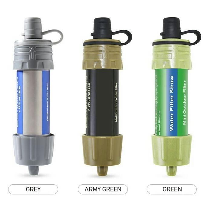 Gambar OUTDOOR WATER FILTER STRAW FILTRATION SYSTEM PURIFIER FOR EMERGENCY dari mu store45 undefined Tokopedia