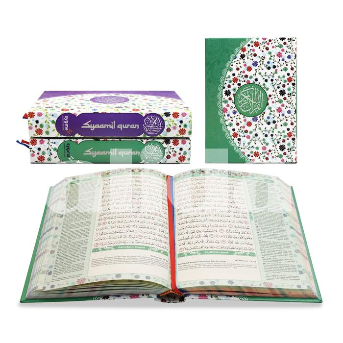 Gambar Alquran Tajwid Rainbow Yasmina B6, Al-Quran Pelangi terjemah Syaamil - Hijau dari Toko Alida Jakarta undefined Tokopedia