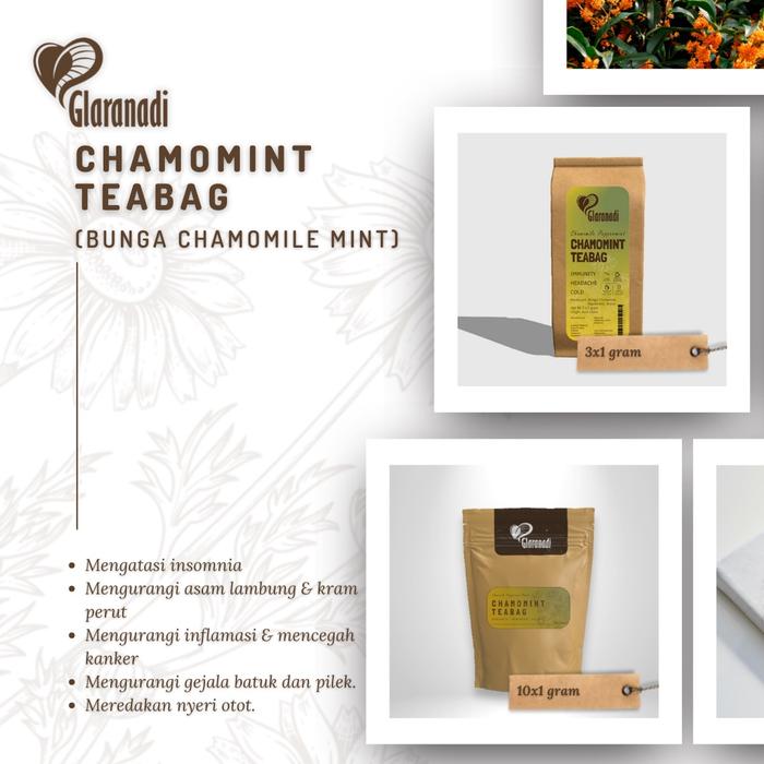 Gambar GLARANADI - Teh Bunga Celup Siap Seduh All Variant - 2 - Chamo-P.mint, 10 x 1 gram dari Glaranadi undefined Tokopedia