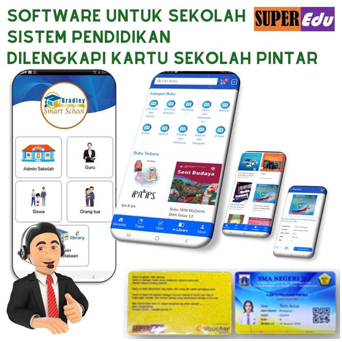 Gambar SuperEdu Super Edu Aplikasi Software Sistem Managemen Sekolah LENGKAP dari Gading Batu Permata undefined Tokopedia