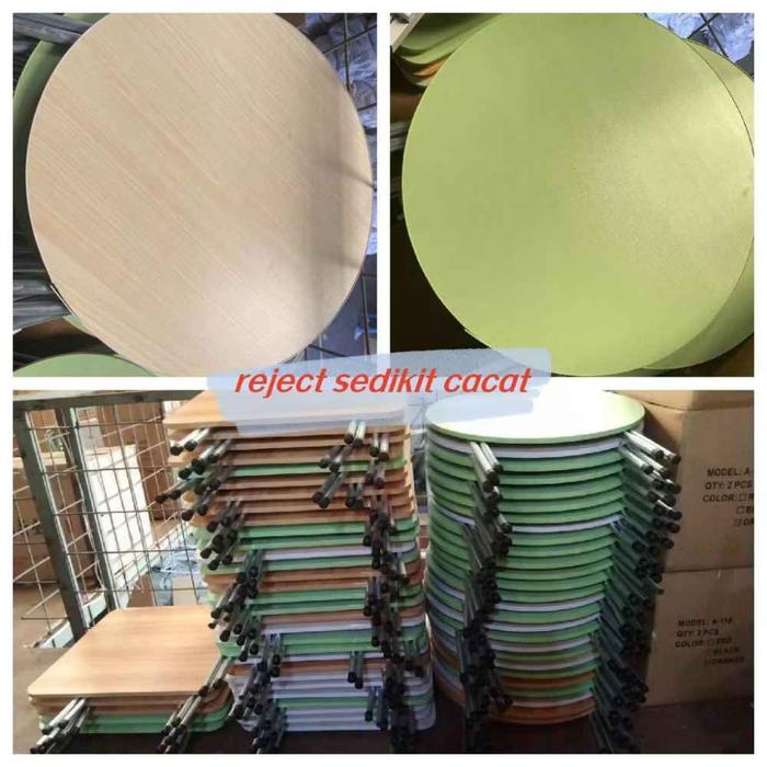 Gambar Meja Lipat Kotak Meja Lipat Portable Polos Bahan Besi Fiberboard (dilapisi HPL) Kaki Alumunium dengan Alas Karet Desain Simpel & Minimalis Furniture Z2A1 - Random Reject dari Unix Store 88 undefined Tokopedia