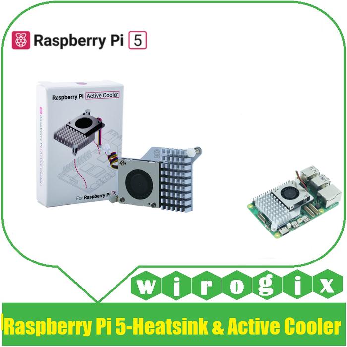 Gambar ( Official ) Raspberry Pi 5 Active Cooler Case - A dari wirogix undefined Tokopedia