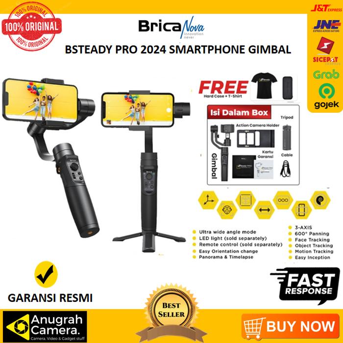 Gambar Brica BSteady PRO 2024 Smartphone & Action Cam Ultra Stable Gimbal dari Anugrah Camera undefined Tokopedia