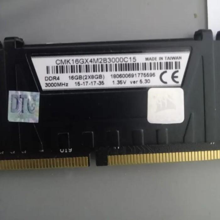 Jual Corsair Vengeance LPX 16GB DDR4 3000MHz Memory Waranty