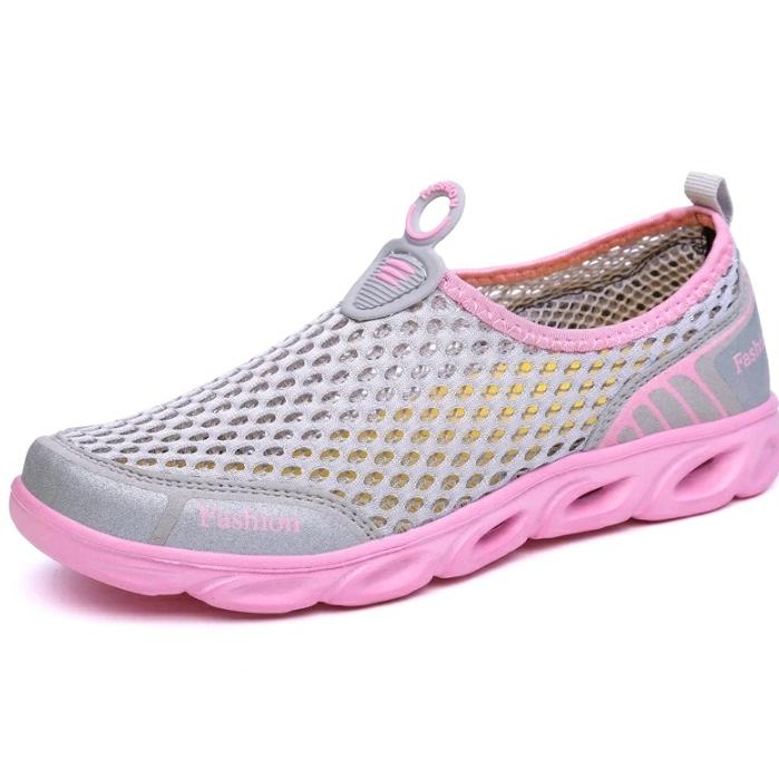 Gambar Sepatu Gunung Wanita Grizle Slip On Sepatu Hiking Outdoor Tahan Air - Grey, 36 dari mosha online undefined Tokopedia