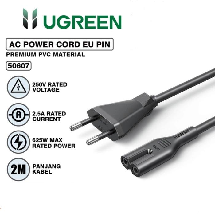 Gambar Kabel Power Ugreen 25765 15364 50607 Kabel Power CPU Monitor Printer - 50607-2 LUBANG dari CREATIVESTOREACC undefined Tokopedia