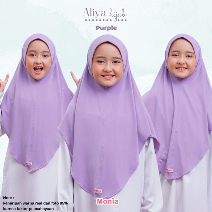 Gambar Hijab Anak Instan Aliya size M 3-5 th Terlaris Monia Hijab Kids - Dusty Tosca dari KanezkaHijab undefined Tokopedia