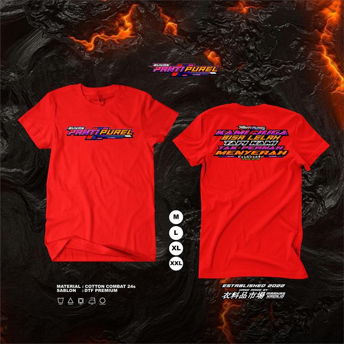 Gambar Kaos BUKAN PANTI PUREL by MarkasKaos.id - Merah, XL dari Markaskaos id undefined Tokopedia