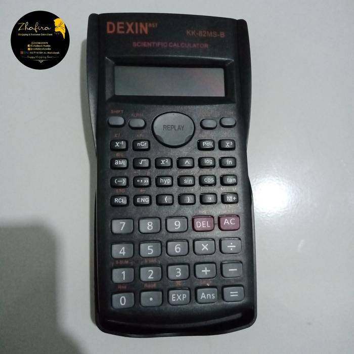 Gambar Kalkulator Sekolah Scientific KENKO 82ms - Calculator Ujian Ilmiah sin - Hitam dari ZHAFIRA-Online-Shop undefined 4 Tokopedia