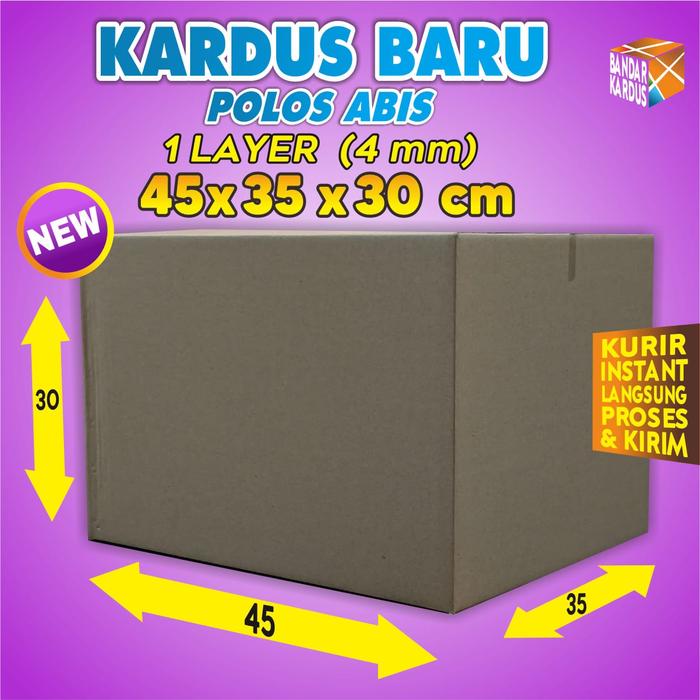 Gambar Kardus Besar Jumbo Pindahan Bekas Tebal Packing Box Dus Kotak 60 - 45x35x30(BARU) dari Bandar Kardus undefined Tokopedia