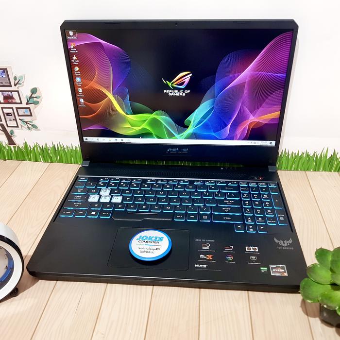 Gambar Laptop Gaming Asus TUF FX505 AMD Ryzen 5 Nvidia SSD + HDD dari Jokis Computer undefined Tokopedia