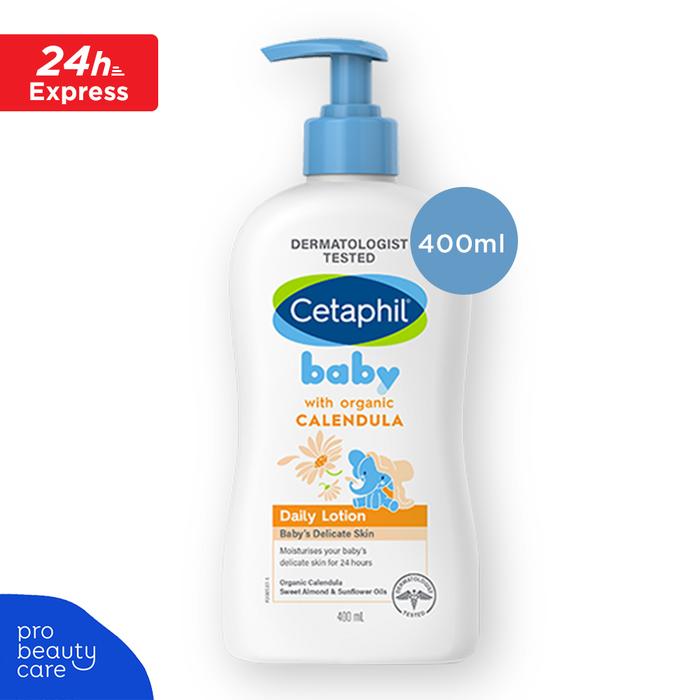 Gambar Cetaphil Baby - Daily Lotion with Organic Calendula/Shea Butter 400ml - OrganicCalendul dari Pro Beauty Care undefined Tokopedia