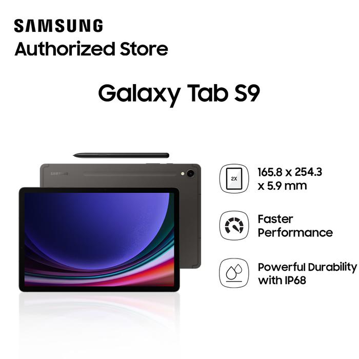 Gambar Samsung Galaxy Tab S9 5G 8/128GB - Graphite dari Rejodadi - Samsung Authorized undefined Tokopedia