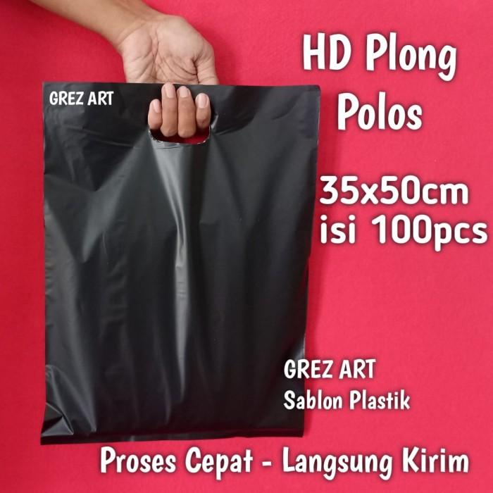 Gambar Plastik HD Plong polos 35x50cm (isi 100pcs) Hitam Putih - Hitam(Perpack) dari GREZ ART undefined Tokopedia