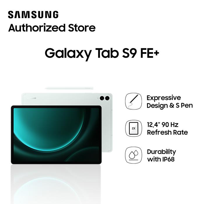 Gambar Samsung Galaxy Tab S9 FE Plus 5G 12/256GB - Mint dari Rejodadi - Samsung Authorized undefined Tokopedia
