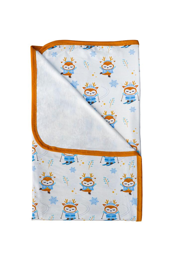 Gambar Hikarusa Selimut Anak Hikaru Double Layer Blanket Tencel 80x100 - Ski Deer dari beybeestore.id undefined Tokopedia