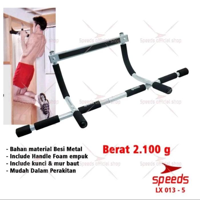 Jual PULL UP BAR IRON GYM CHIN UP ADJUSTABLE PULLUP GANTUNG SPEEDS