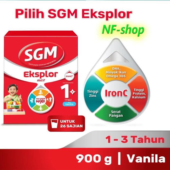 Gambar SGM Eksplor 1+ Vanilla 900gr (Paking Kardus + Bubble Warp) dari NF- Shop undefined Tokopedia