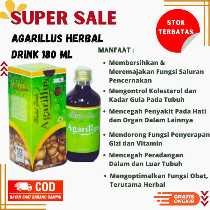 Gambar Agarillus Herbal Drink - Kemasan 180 ml dari Pusat_Herbal_Indonesia undefined Tokopedia