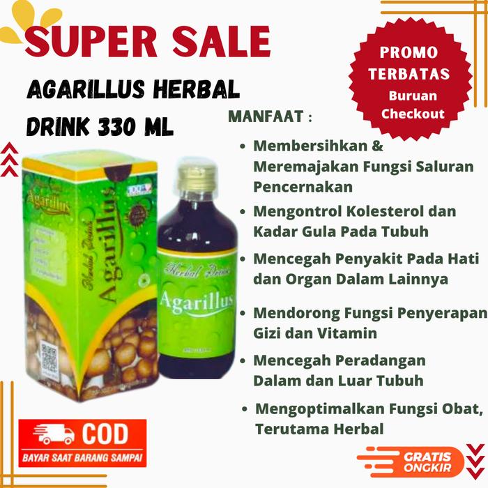 Gambar Agarillus Herbal Drink - Kemasan 330 ml dari Pusat_Herbal_Indonesia undefined Tokopedia