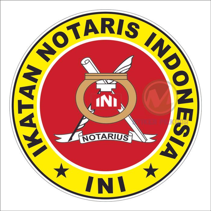 Gambar STIKER VINYL IKATAN NOTARIS INDONESIA & PPAT BULAT ( DIJUAL SATUAN ) - NOTARIS, XS 20cm dari StikerPilkada2000 undefined Tokopedia