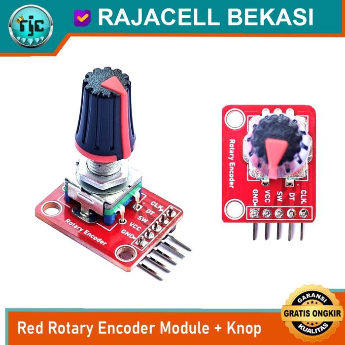 Gambar Robotdany Module Rotary Encoder Switch Rotari Enkoder Potensiometer - Merah dari Rajaduino undefined Tokopedia