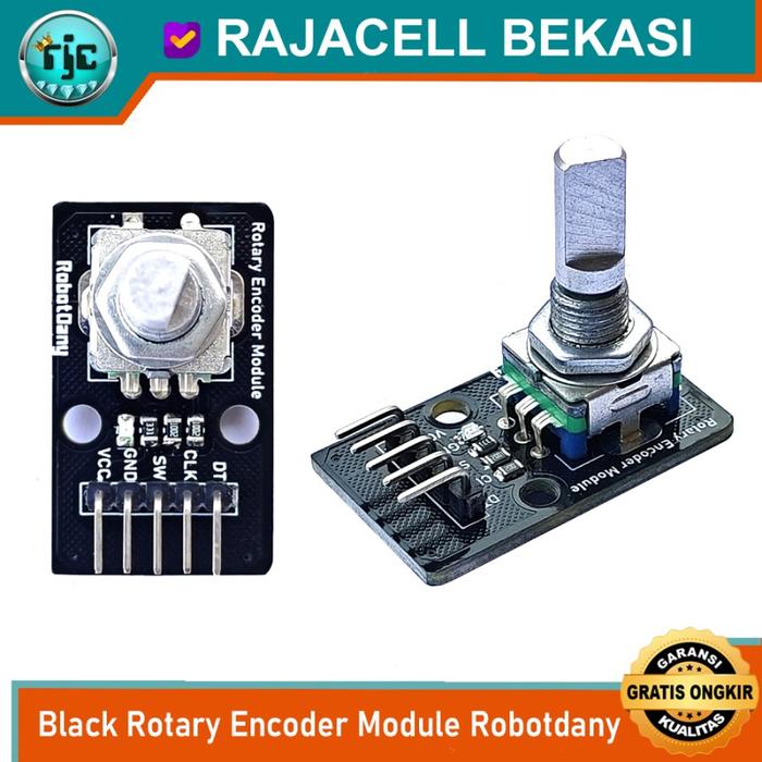 Gambar Robotdany Module Rotary Encoder Switch Rotari Enkoder Potensiometer - Hitam dari Rajaduino undefined Tokopedia