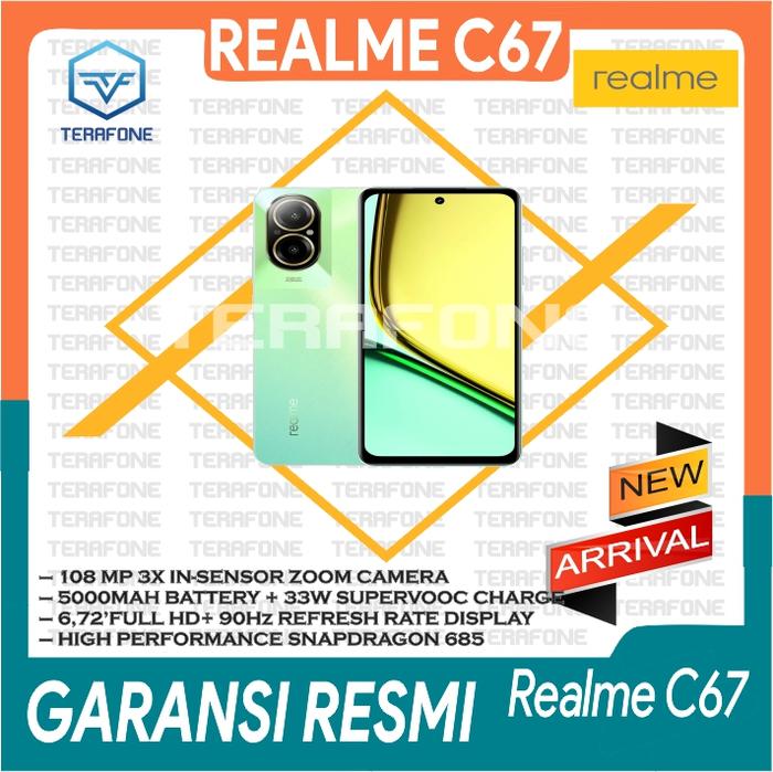 Gambar REALME C67 RAM 8/256 GB GARANSI RESMI TERMURAH - SUNNY OASIS dari TERAFONE undefined Tokopedia