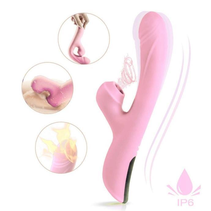 Gambar Menglian Sucking 3 In 1 - Suction & Vibrat Stimulator With 10 Pattern - pink dari Barness store undefined Tokopedia