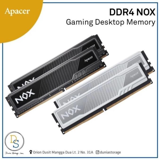 Gambar TERBARU APACER NOX 32GB (2X16GB) DDR4 3200 MHZ MURAH - White dari dasir storee undefined Tokopedia