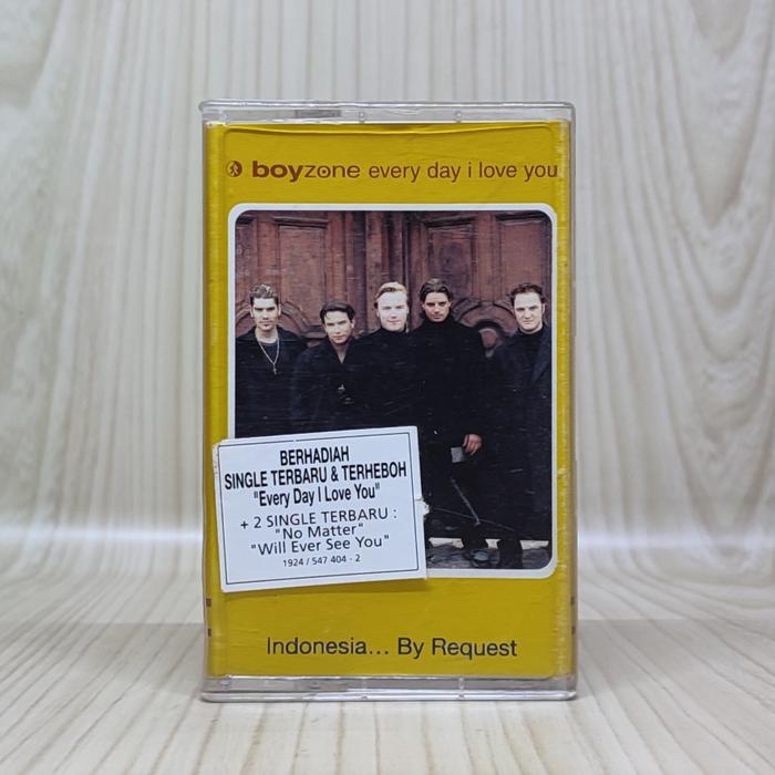 Gambar KASET PITA BOYZONE - EVERY DAY I LOVE YOU ORIGINAL dari CD MUSIK SHOP undefined Tokopedia