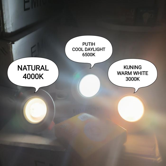Gambar UNILUX DOWNLIGHT LAMPU LED SPOT LIGHT 3W WARM WHITE / NATURAL / PUTIH - KUNING WW 3000K dari CARINA LISTRIK GUDANG LAMPU undefined Tokopedia