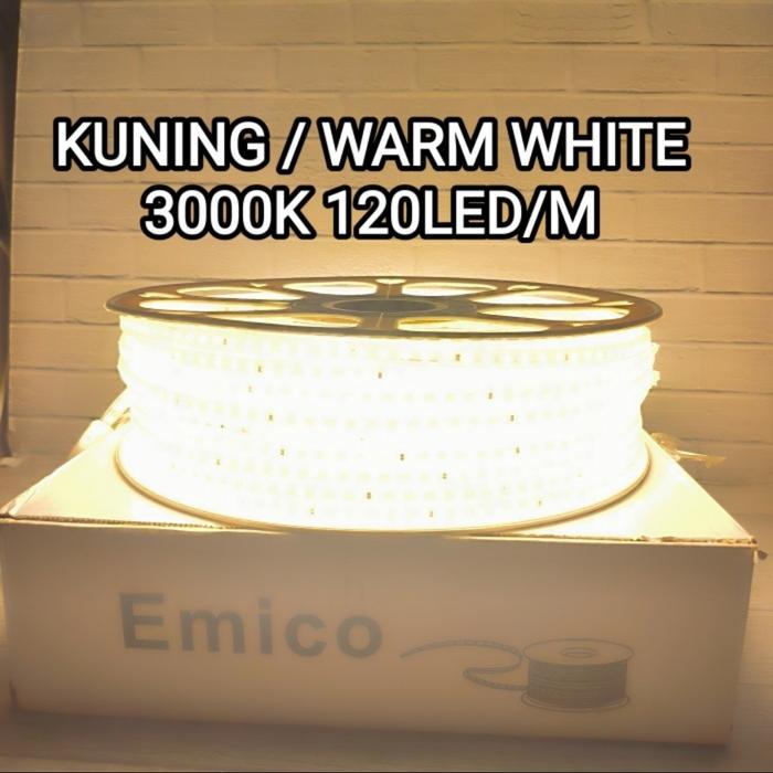 Gambar LAMPU LED STRIP SELANG 1 METER EMICO 220 VOLT PER METER METERAN SNI - Kuning dari SG ELEKTRIK_NEW undefined Tokopedia