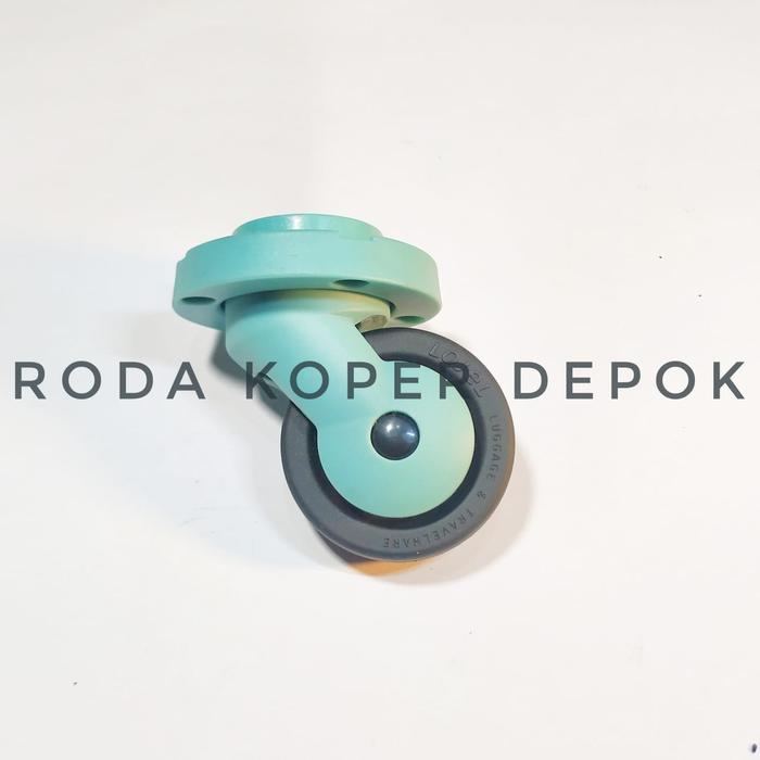 Gambar Dudukan Roda Koper Single Ban ( Lojel Bulat ) , Type 13 - Biru Muda dari Roda Koper Depok undefined Tokopedia