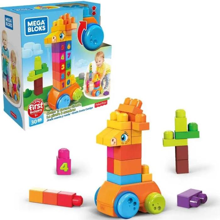 Gambar Mega Bloks Giraffe with Numbers 0 9 Building Blocks Toys Set Mo dari One Edition undefined Tokopedia